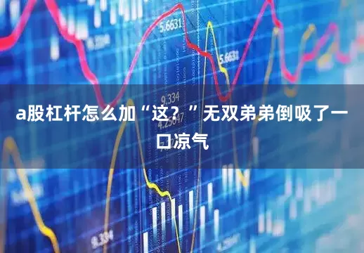 a股杠杆怎么加“这？”无双弟弟倒吸了一口凉气